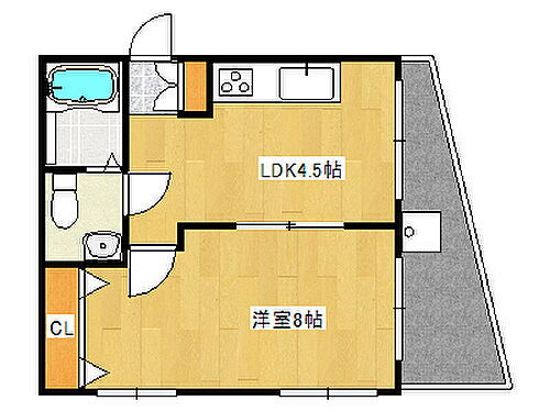 兵庫県神戸市灘区八幡町4丁目 六甲駅 1DK マンション 賃貸物件詳細