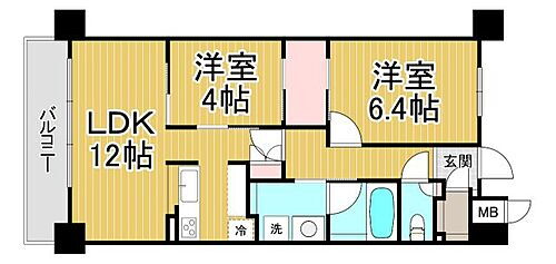 ＬｉｖｅＣａｓａ西宮 3階 2LDK 賃貸物件詳細