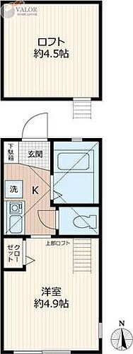 神奈川県横浜市鶴見区市場上町6-30 八丁畷駅 1K アパート 賃貸物件詳細