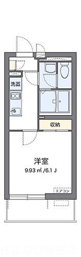 クレイノバローネ元城 4階 1K 賃貸物件詳細