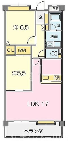 シンシア東山台 1階 2LDK 賃貸物件詳細