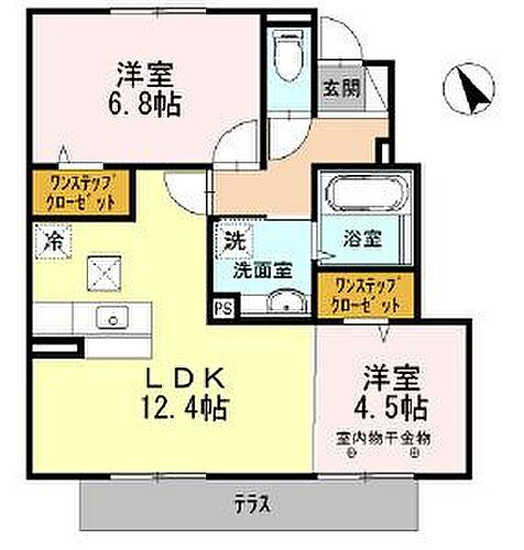 兵庫県姫路市五軒邸3丁目 京口駅 2LDK アパート 賃貸物件詳細