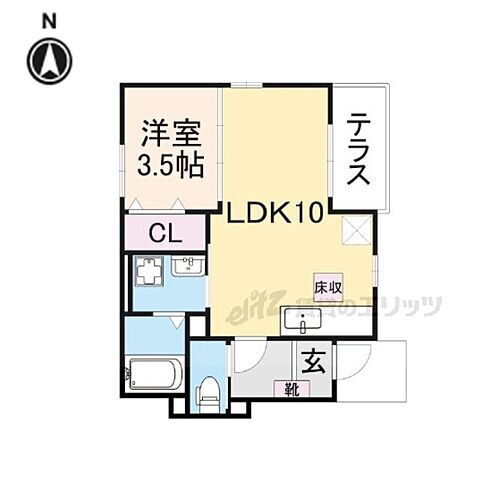 滋賀県米原市梅ケ原 米原駅 1LDK アパート 賃貸物件詳細