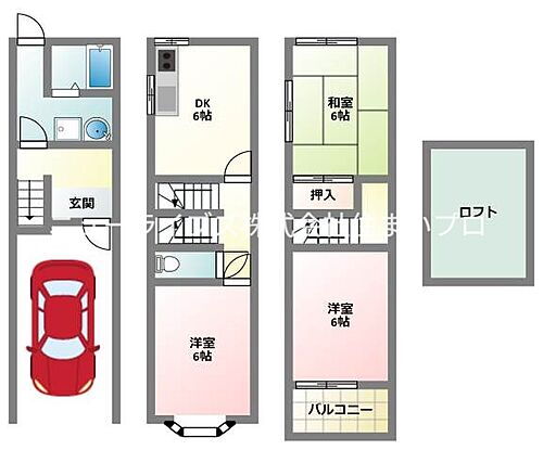 大阪府寝屋川市池田1丁目 寝屋川市駅 3DK 一戸建て 賃貸物件詳細