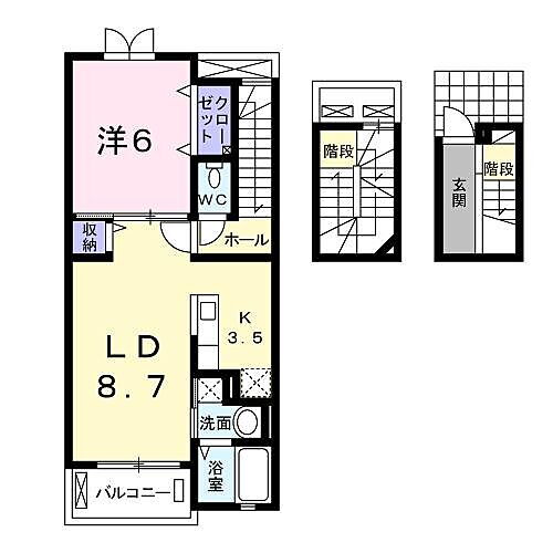 静岡県浜松市中央区神田町 1LDK アパート 賃貸物件詳細