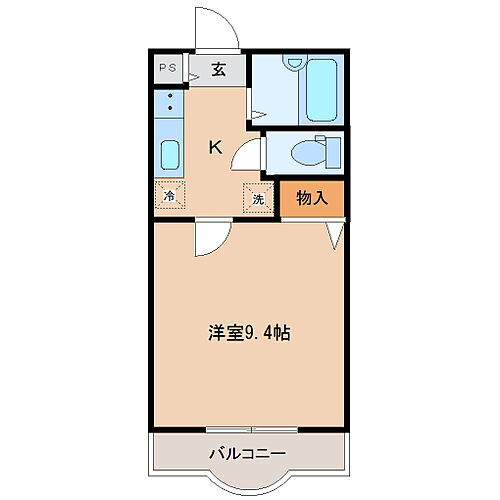 サンパーク・１４ 2階 1K 賃貸物件詳細