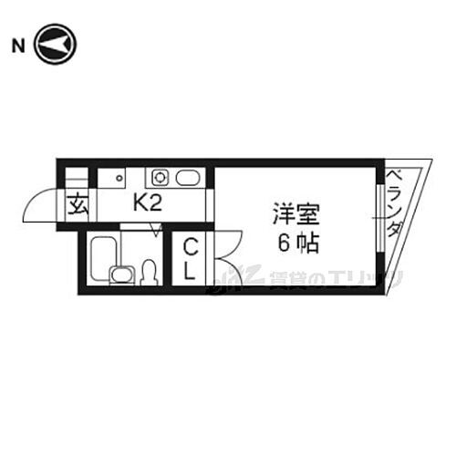 京都府京都市左京区下鴨貴船町 北大路駅 1K マンション 賃貸物件詳細