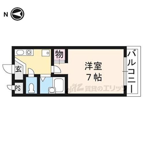 京都府京都市北区上賀茂西後藤町 北大路駅 1K マンション 賃貸物件詳細