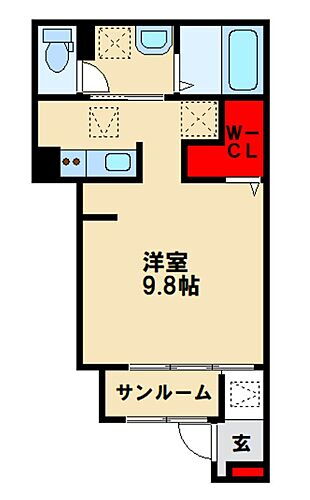 佐賀県鳥栖市今泉町2243-8 鳥栖駅 ワンルーム アパート 賃貸物件詳細