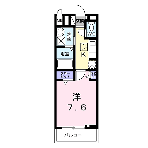 兵庫県明石市硯町2丁目5-3、5-4 西新町駅 1K アパート 賃貸物件詳細