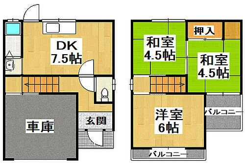 堺市中区田園１００１－３５貸家 3DK 賃貸物件詳細