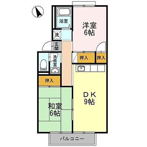 香川県高松市鶴市町 香西駅 2DK アパート 賃貸物件詳細