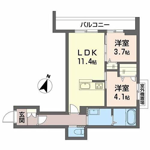広島県広島市安佐南区西原2丁目 祇園新橋北駅 2LDK マンション 賃貸物件詳細