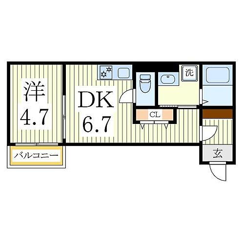クロレ南流山ＶＩ 3階 1DK 賃貸物件詳細