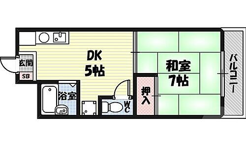 ＹＫマンション 3階 1DK 賃貸物件詳細