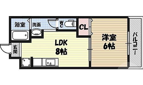 大阪府大阪市鶴見区鶴見4丁目 今福鶴見駅 1LDK マンション 賃貸物件詳細