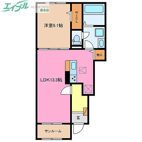 三重県三重郡川越町大字亀尾新田 伊勢朝日駅 1LDK アパート 賃貸物件詳細