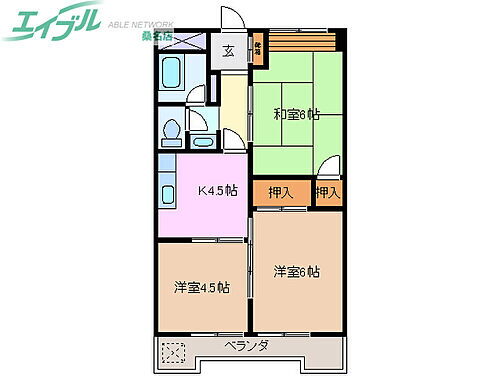 三重県桑名市大字安永 伊勢朝日駅 3K マンション 賃貸物件詳細
