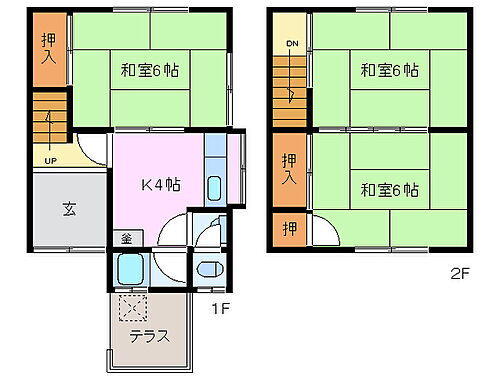 Ｈ様借家 3K 賃貸物件詳細