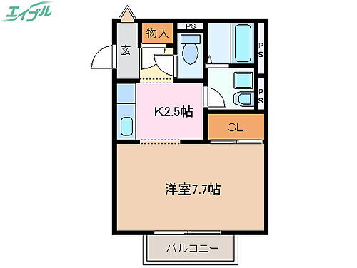 三重県四日市市東日野町 西日野駅 1K アパート 賃貸物件詳細
