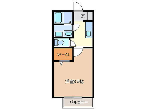 三重県鈴鹿市住吉1丁目 平田町駅 1K アパート 賃貸物件詳細