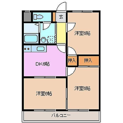 三重県鈴鹿市南堀江2丁目 箕田駅 3DK アパート 賃貸物件詳細