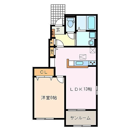 三重県鈴鹿市住吉2丁目 平田町駅 1LDK アパート 賃貸物件詳細