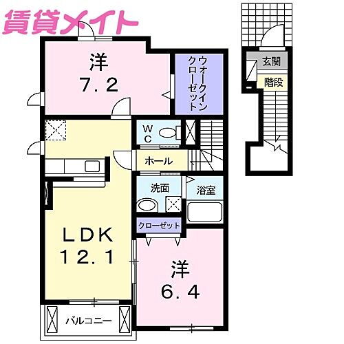 三重県津市藤方 阿漕駅 2LDK アパート 賃貸物件詳細