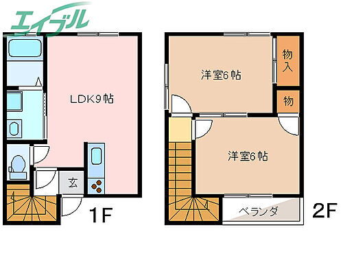 ソレイユ２１　Ｂ棟 2LDK 賃貸物件詳細
