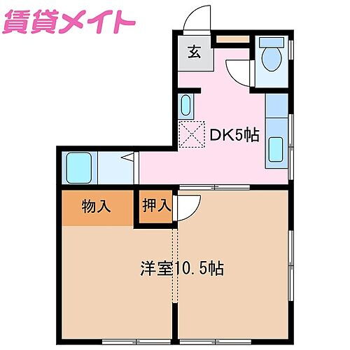 三重県松阪市嬉野野田町 伊勢中川駅 1DK マンション 賃貸物件詳細