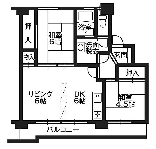 福島県いわき市錦町原田183番地1 勿来駅 2LDK マンション 賃貸物件詳細