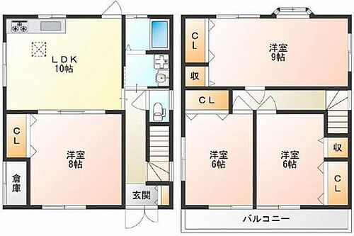 岡山県岡山市北区高柳西町 備前三門駅 4LDK 一戸建て 賃貸物件詳細