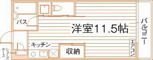 岡山県岡山市北区富原 ワンルーム アパート 賃貸物件詳細