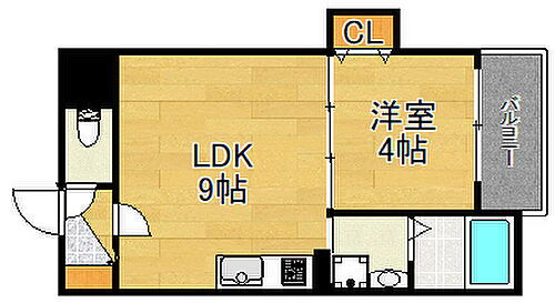 ナガモリメゾン南津守 1階 1LDK 賃貸物件詳細