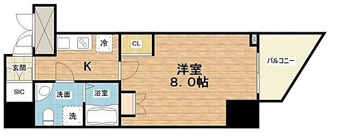 大阪府大阪市福島区玉川3丁目1-20 中之島駅 1K マンション 賃貸物件詳細