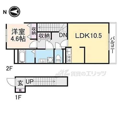 滋賀県米原市梅ケ原 賃貸アパート