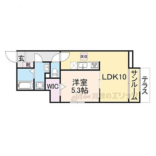 京都府木津川市加茂町里中門伝 加茂駅 1LDK アパート 賃貸物件詳細