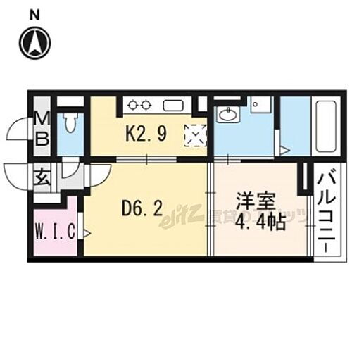 京都府京田辺市薪畠 大住駅 1DK マンション 賃貸物件詳細