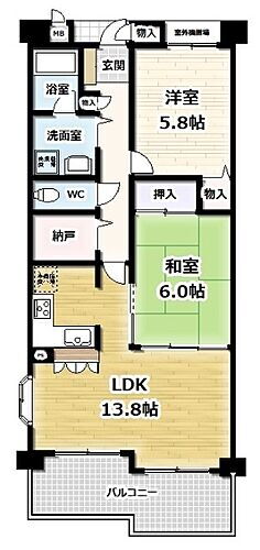 京都府京田辺市草内鐘鉦割 新田辺駅 2LDK マンション 賃貸物件詳細