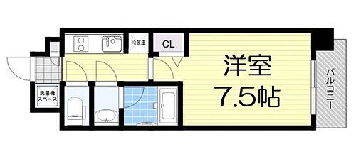 リッツ加島 4階 1K 賃貸物件詳細