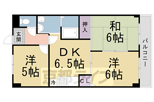 京都府宇治市広野町一里山 大久保駅 3DK マンション 賃貸物件詳細