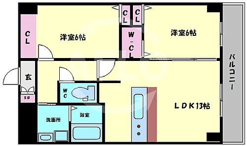 大阪府大阪市東成区深江北2丁目 深江橋駅 2LDK マンション 賃貸物件詳細