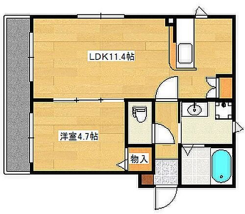 広島県広島市西区己斐中1丁目 広電西広島（己斐）駅 1LDK マンション 賃貸物件詳細