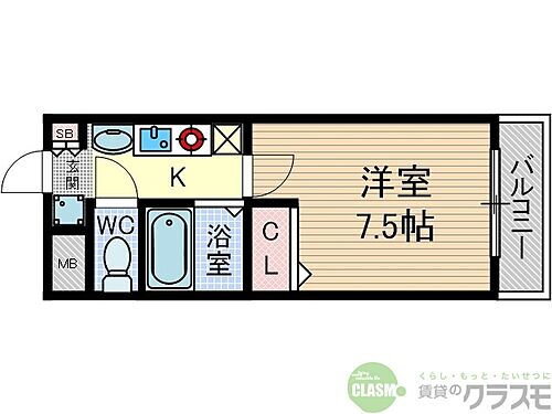 大阪府茨木市大手町 茨木市駅 1K マンション 賃貸物件詳細