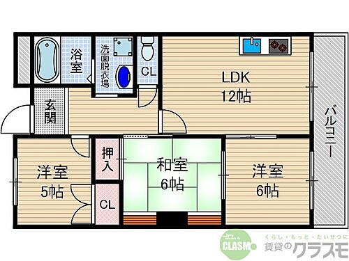 大阪府茨木市南春日丘3丁目 公園東口駅 3LDK マンション 賃貸物件詳細