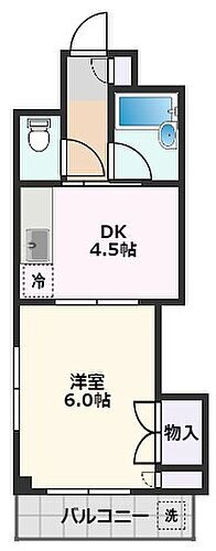 正雀グランドハイツ北 2階 1DK 賃貸物件詳細