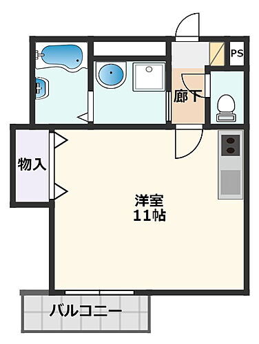 大阪府吹田市藤が丘町 吹田駅 ワンルーム アパート 賃貸物件詳細