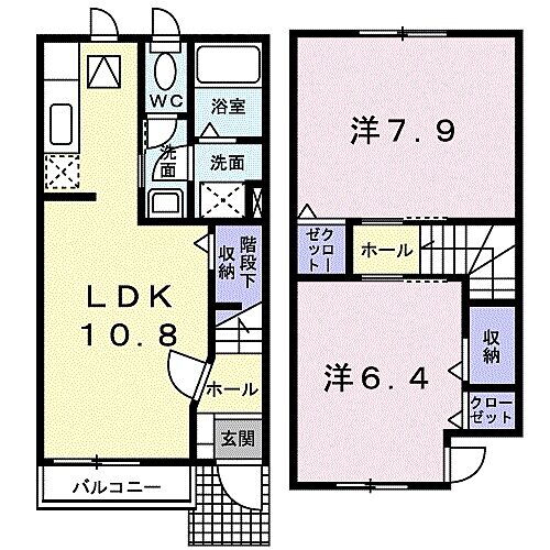 静岡県焼津市石脇上 焼津駅 2LDK アパート 賃貸物件詳細