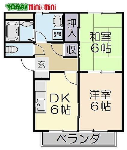 三重県松阪市駅部田町 東松阪駅 2DK アパート 賃貸物件詳細