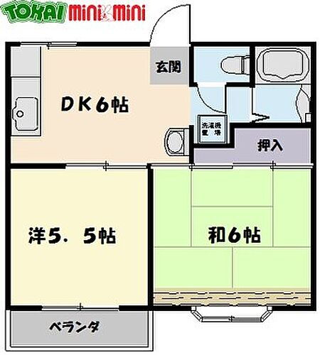 三重県松阪市外五曲町 松阪駅 2DK アパート 賃貸物件詳細